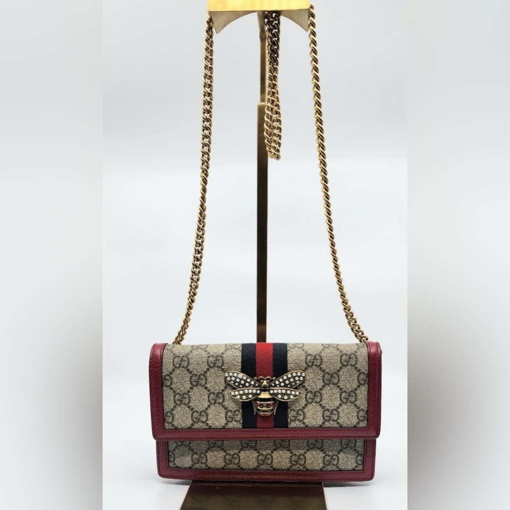GUCCI QUEEN MARGARET COATED CANVAS
